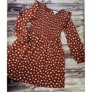 SPEECHLESS Girls Dress Sz 10 Smocked Pioneer Prairie Ruffled Vintage Cottagecore